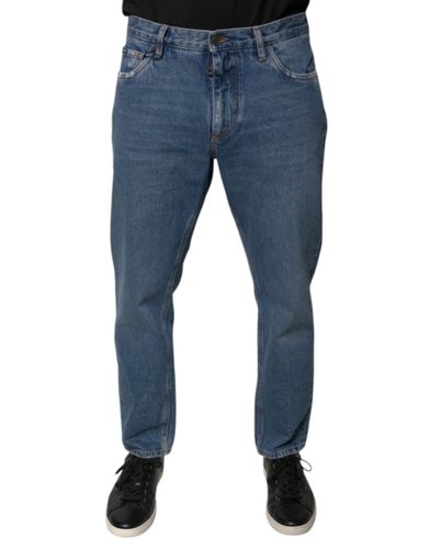 Cotton Logo Men Loose Denim Men's Jeans - Dolce & Gabbana - Modalova