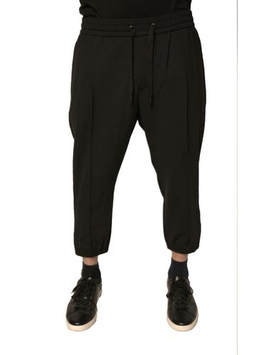 Wool Jogger Jogging Men's Pants - Dolce & Gabbana - Modalova