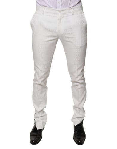 Cotton Tapered Formal Dress Men's Pants - Dolce & Gabbana - Modalova