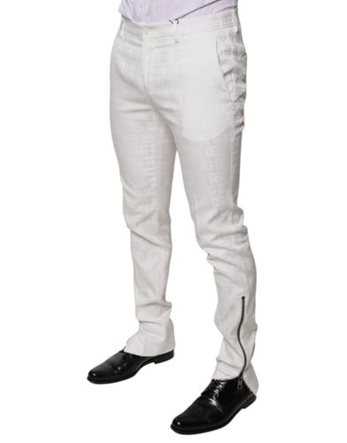 Cotton Tapered Formal Dress Men's Pants - Dolce & Gabbana - Modalova