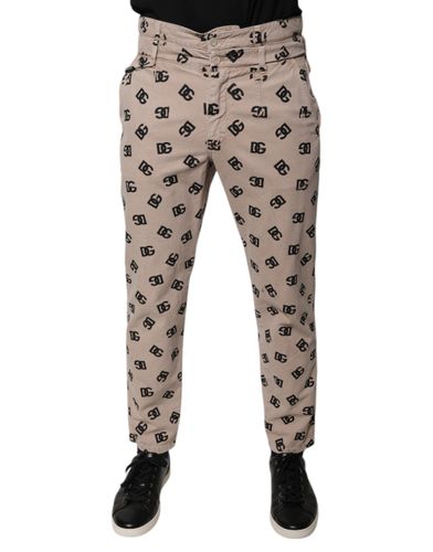 Logo Cotton Skinny Denim Men's Jeans - Dolce & Gabbana - Modalova