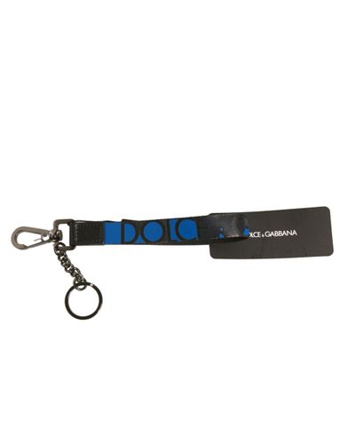 Logo Polyester Silver Brass Holder Keychain Men's Keyring (Pre-Owned) - Dolce & Gabbana - Modalova