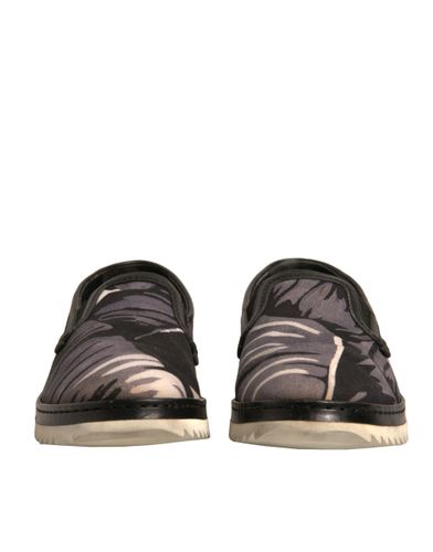 Canvas Tropical Print Slip On Men's Shoes (Pre-Owned) - Dolce & Gabbana - Modalova