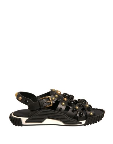 Leather Studded Slides Sandals Men's Shoes (Pre-Owned) - Dolce & Gabbana - Modalova