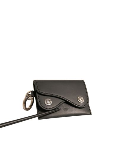 Leather Card Case Keychain Key Women's Holder (Pre-Owned) - Dolce & Gabbana - Modalova