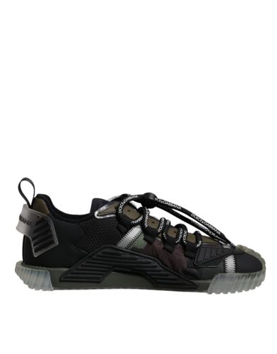 Green Camo NS1 Low Top Sneakers Men's Shoes - Dolce & Gabbana - Modalova