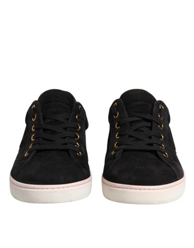 Logo Suede Leather Men Sneakers Men's Shoes (Pre-Owned) - Dolce & Gabbana - Modalova