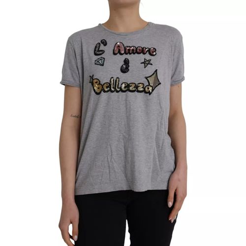 Cotton L'Amore E'Bellezza Top Women's T-shirt - Dolce & Gabbana - Modalova
