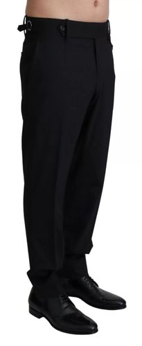 Wool Stretch Dress Trouser Men's Pants - Dolce & Gabbana - Modalova