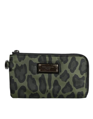Leopard Leather Logo Plaque Multifunctional Kit Men's Bag (Pre-Owned) - Dolce & Gabbana - Modalova