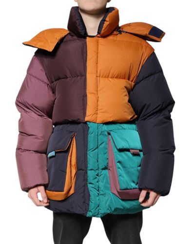 Quilted Hooded Puffer Men's Jacket (Pre-Owned) - Dolce & Gabbana - Modalova