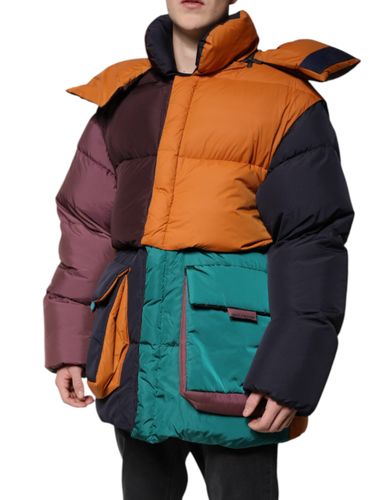 Quilted Hooded Puffer Men's Jacket (Pre-Owned) - Dolce & Gabbana - Modalova