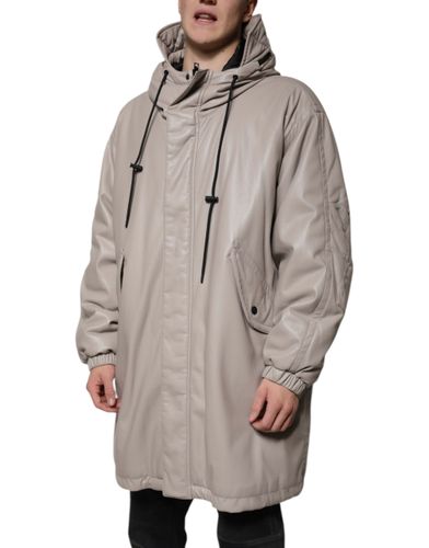 Full Zip Hooded Long Sleeves Casual Coat Men's Jacket (Pre-Owned) - MSGM - Modalova