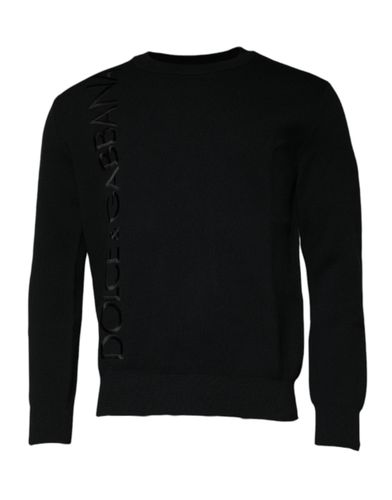 Nylon Logo Crew Neck Pullover Men's Sweater (Pre-Owned) - Dolce & Gabbana - Modalova