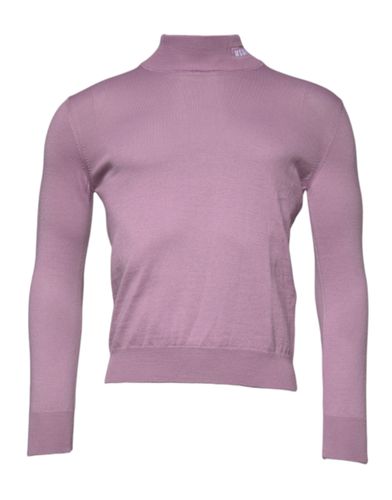 Wool Knit Turtle Neck Long Sleeve Pullover Men's Sweater (Pre-Owned) - MSGM - Modalova