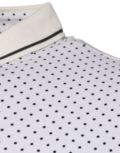 Polka Dot Cotton Collared Polo Men's T-shirt (Pre-Owned) - Dolce & Gabbana - Modalova