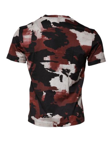 Camouflage Crew Neck Men's T-shirt - Dolce & Gabbana - Modalova