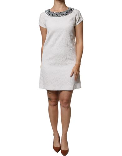 Crystal Embellished Jacquard Brocade Mini Women's Dress (Pre-Owned) - Dolce & Gabbana - Modalova