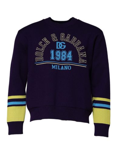 Milano CrewNeck Sweatshirt Men's Sweater - Dolce & Gabbana - Modalova