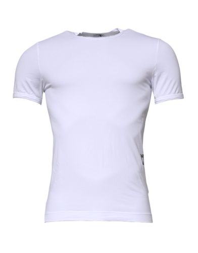 Cotton Stretch Crewneck Underwear Men's T-shirt - Dolce & Gabbana - Modalova