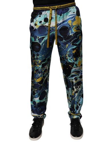 Marble Print Jogger SweatMen's Men's Pants - Dolce & Gabbana - Modalova