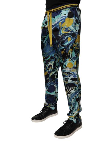 Marble Print Jogger SweatMen's Men's Pants - Dolce & Gabbana - Modalova