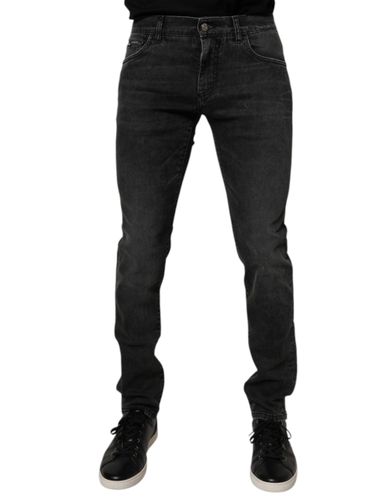 Cotton Stretch Skinny Men Denim Men's Jeans - Dolce & Gabbana - Modalova