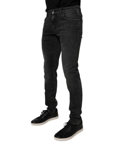 Cotton Stretch Skinny Men Denim Men's Jeans - Dolce & Gabbana - Modalova