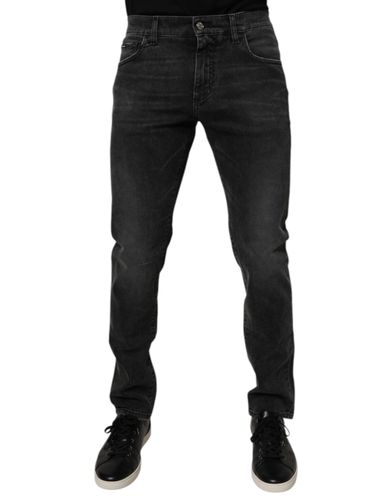Cotton Stretch Skinny Men Denim Men's Jeans - Dolce & Gabbana - Modalova