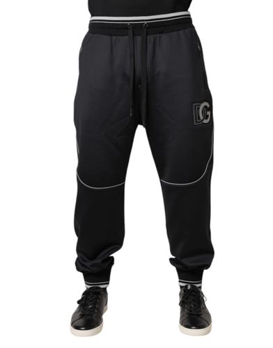 Polyester Logo Jogger Men's Pants - Dolce & Gabbana - Modalova