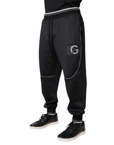 Polyester Logo Jogger Men's Pants - Dolce & Gabbana - Modalova