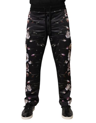 Floral Polyester Jogger Men's Pants - Dolce & Gabbana - Modalova