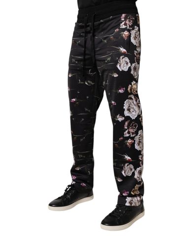 Floral Polyester Jogger Men's Pants - Dolce & Gabbana - Modalova