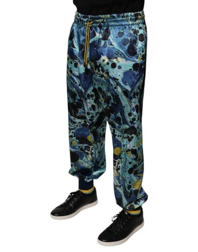 Marble Print Jogger Men SweatMen's Men's Pants - Dolce & Gabbana - Modalova
