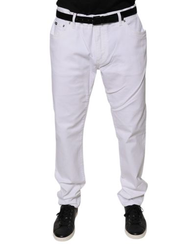 Cotton Stretch Skinny Men Denim Men's Jeans - Dolce & Gabbana - Modalova