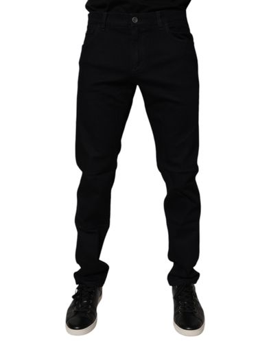 Cotton Stretch Slim Fit Men Denim Men's Jeans - Dolce & Gabbana - Modalova