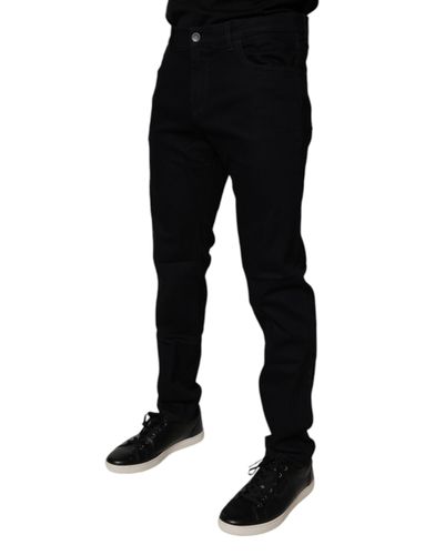 Cotton Stretch Slim Fit Men Denim Men's Jeans - Dolce & Gabbana - Modalova