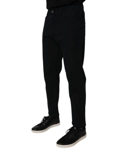 Dark Cotton Stretch Loose Men Denim Men's Jeans (Pre-Owned) - Dolce & Gabbana - Modalova