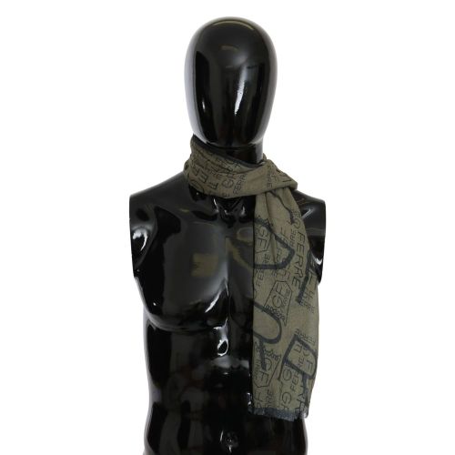 Ferre Bicolor Wool Men's Scarf - Ferre - Modalova