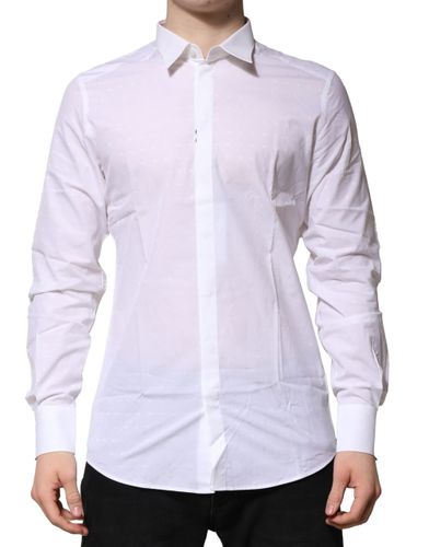 Cotton GOLD Long Sleeves Formal Men's Shirt (Pre-Owned) - Dolce & Gabbana - Modalova