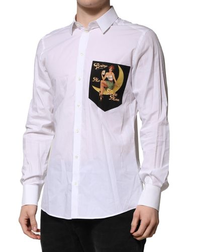 Cotton MARTINI Long Sleeve Formal Men's Shirt (Pre-Owned) - Dolce & Gabbana - Modalova