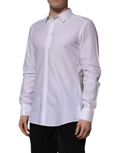 Cotton MARTINI Long Sleeve Formal Men's Shirt - Dolce & Gabbana - Modalova