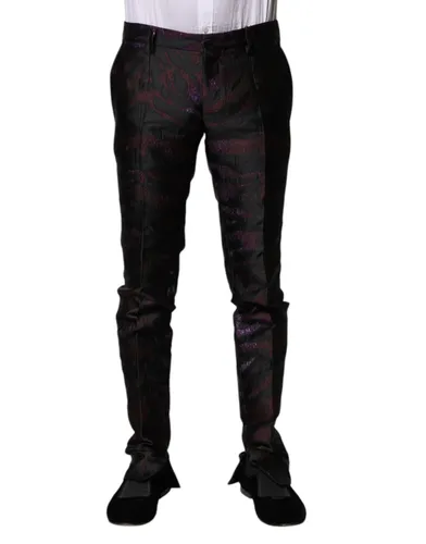 Polyester Patterned Men's Pants - Dolce & Gabbana - Modalova