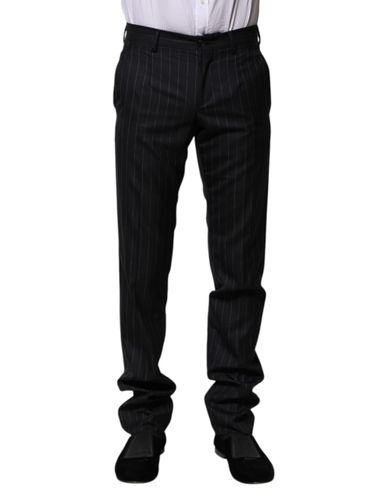 Wool Striped Formal Men's Pants - Dolce & Gabbana - Modalova