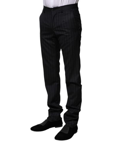 Wool Striped Formal Men's Pants - Dolce & Gabbana - Modalova