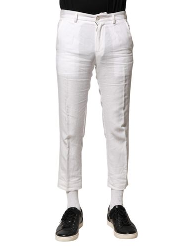 Linen Mid Waist Cropped Men's Pants (Pre-Owned) - Dolce & Gabbana - Modalova