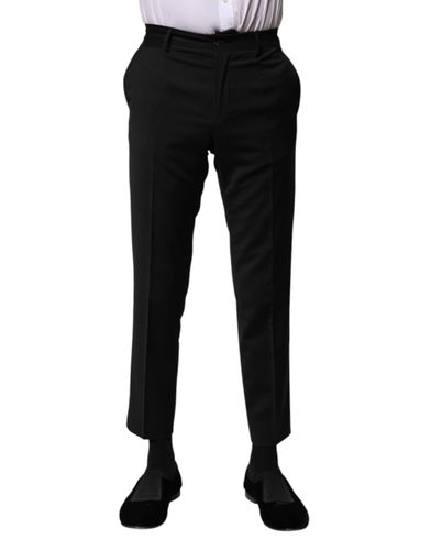 Wool Formal Men Cropped Men's Pants - Dolce & Gabbana - Modalova