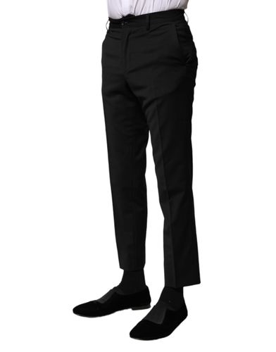 Wool Formal Men Cropped Men's Pants - Dolce & Gabbana - Modalova