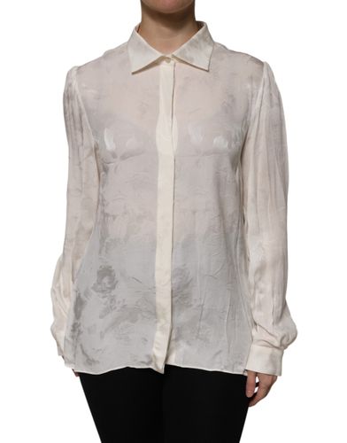 Button Down Long Sleeves Blouse Women's Top (Pre-Owned) - Dolce & Gabbana - Modalova