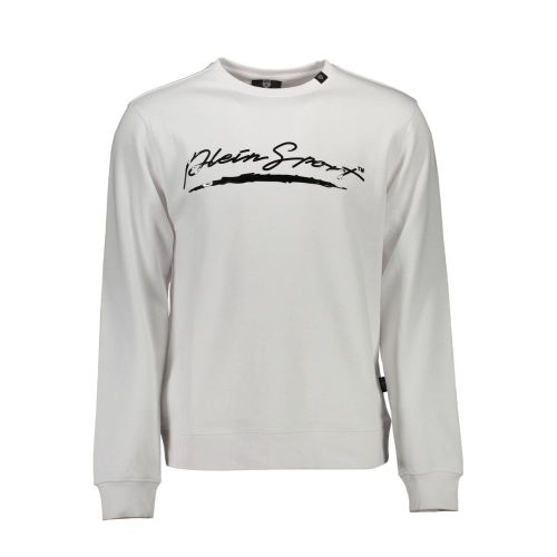Bianco Cotton Mens Men's Sweatshirt - Plein Sport - Modalova